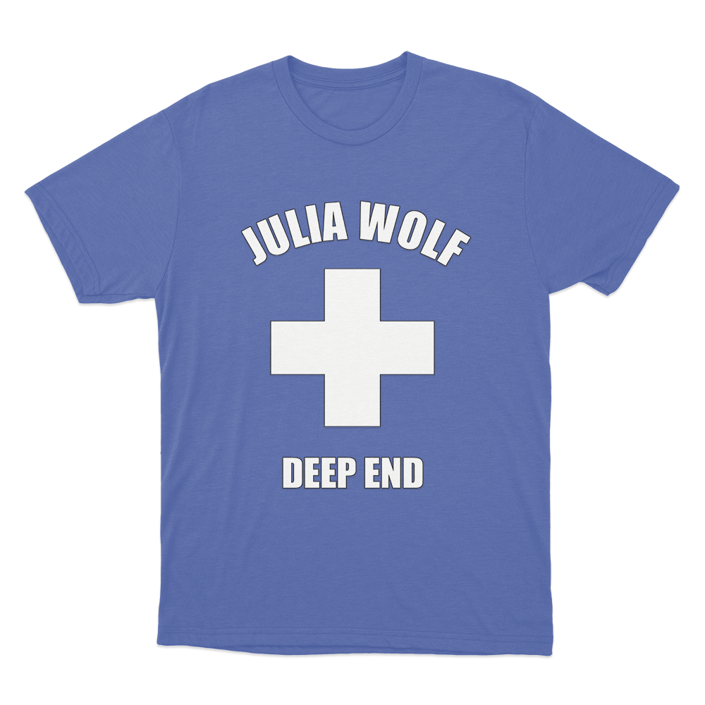 Deep End Lifeguard Unsiex T Shirt Blue Deep End Lifeguard Unsiex T Shirt Blue