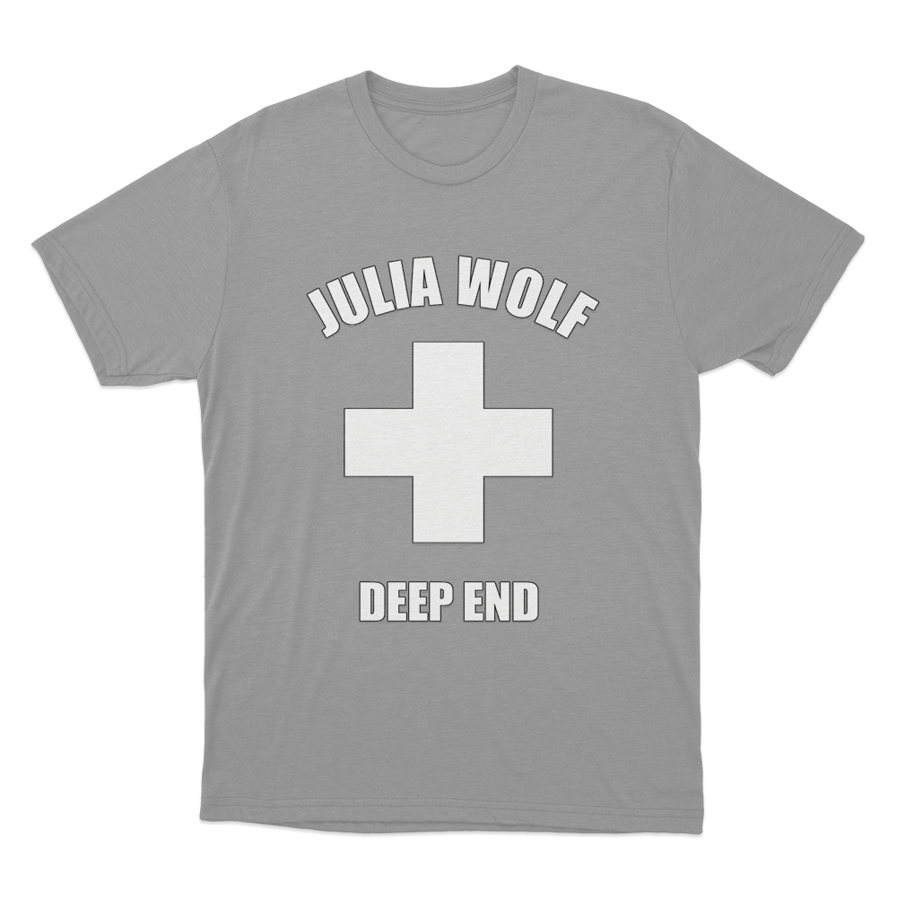 Deep End Lifeguard Unsiex T Shirt Grey Deep End Lifeguard Unsiex T Shirt Grey