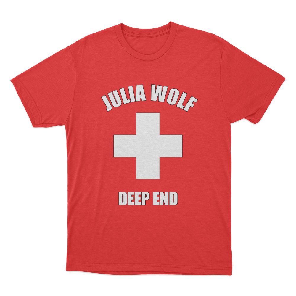 Deep End Lifeguard Unsiex T Shirt Red Deep End Lifeguard Unsiex T Shirt Red