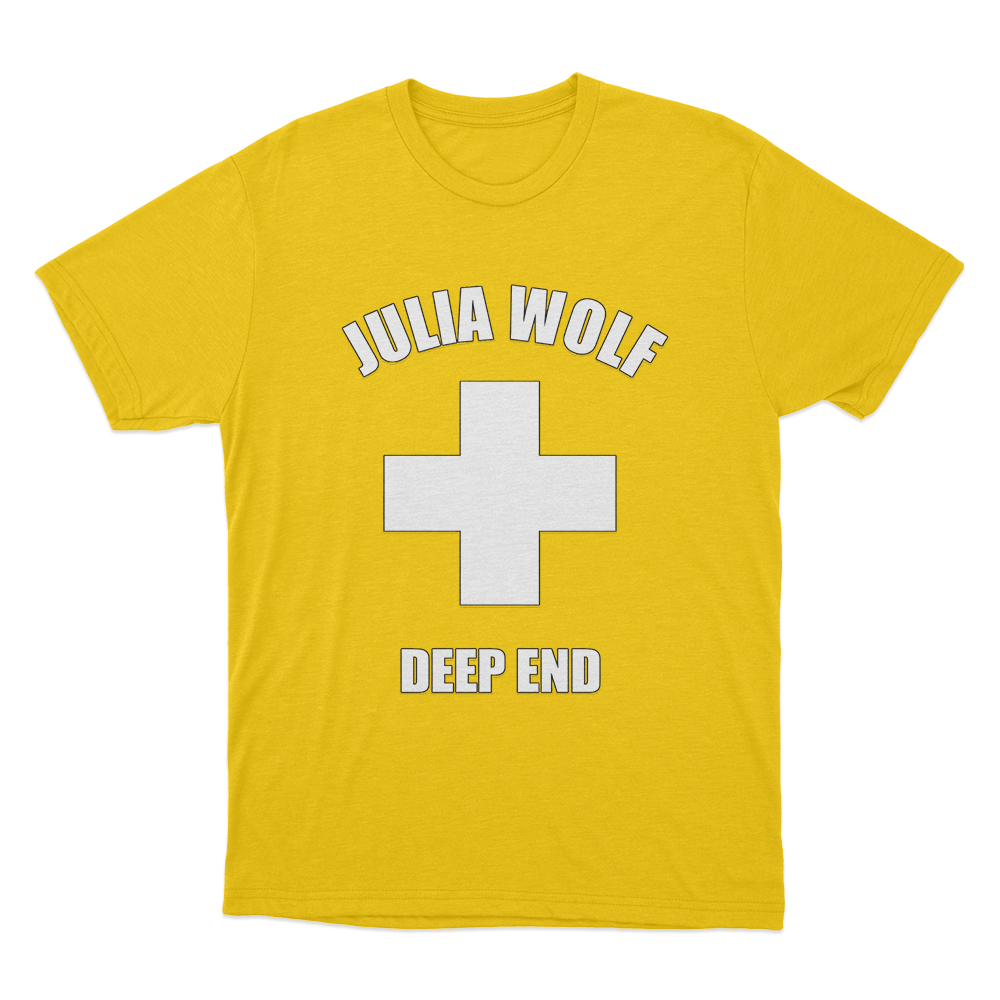 Deep End Lifeguard Unsiex T Shirt Yellow Deep End Lifeguard Unsiex T Shirt Yellow