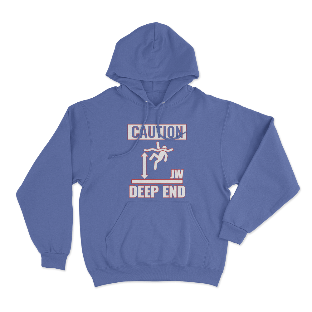 Deep End Unisex Hoodie Blue Deep End Unisex Hoodie Blue
