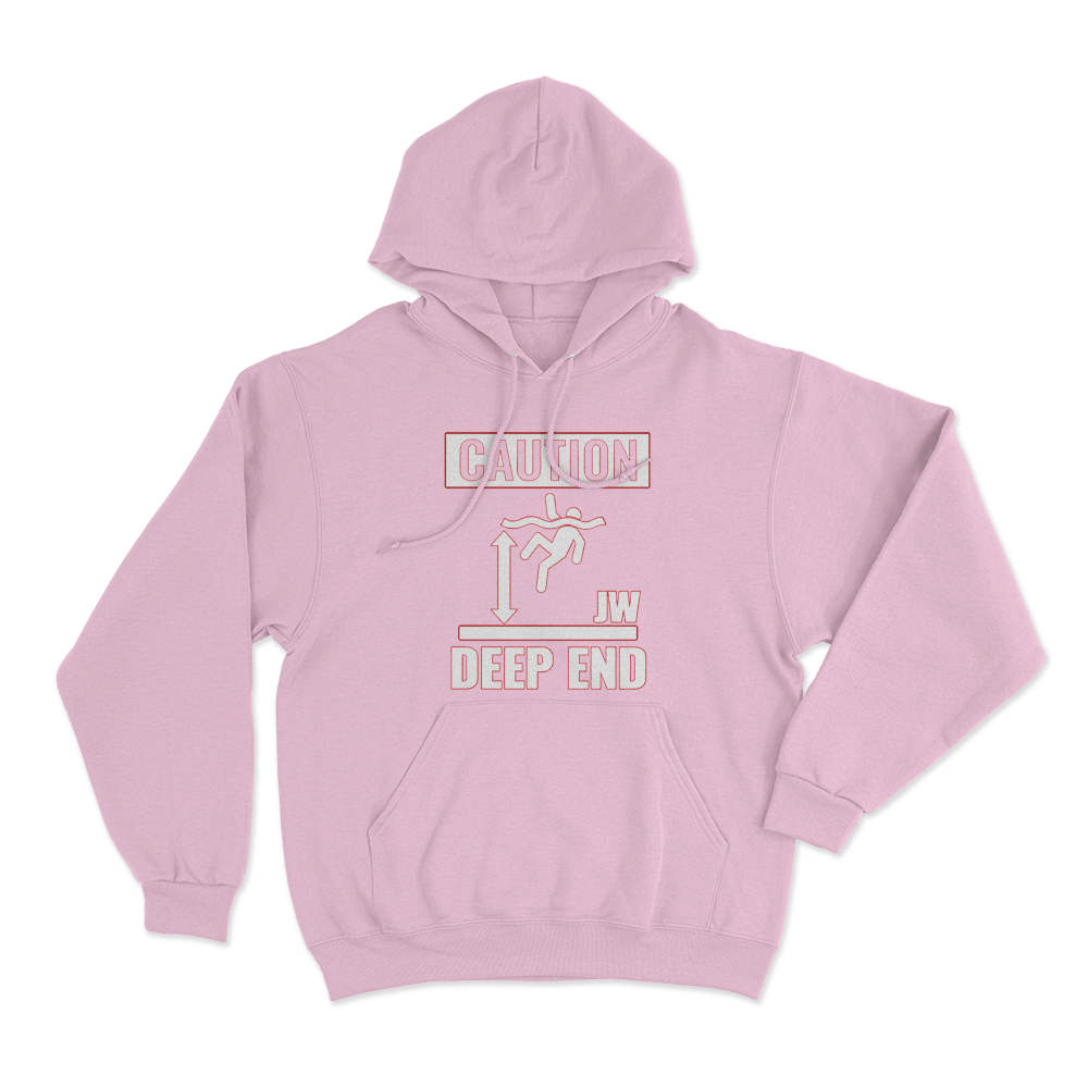 Deep End Unisex Hoodie Pink Deep End Unisex Hoodie Pink
