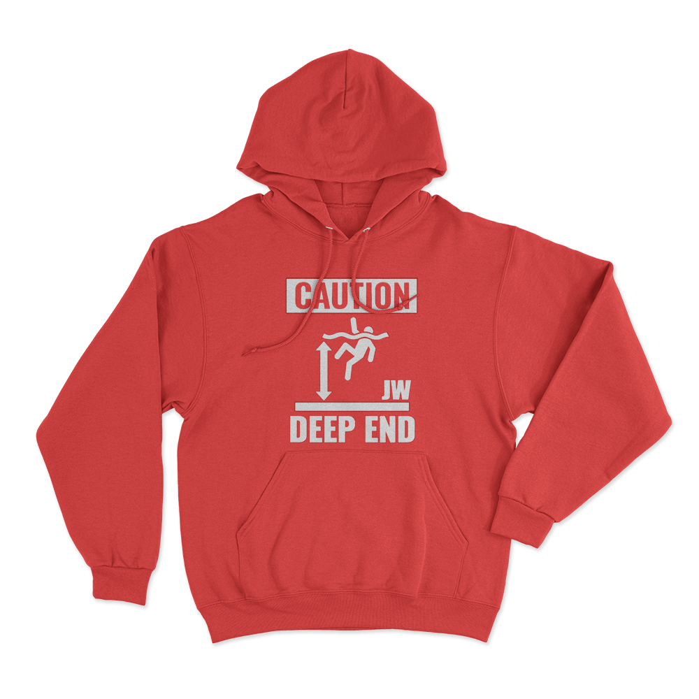 Deep End Unisex Hoodie Red Deep End Unisex Hoodie Red