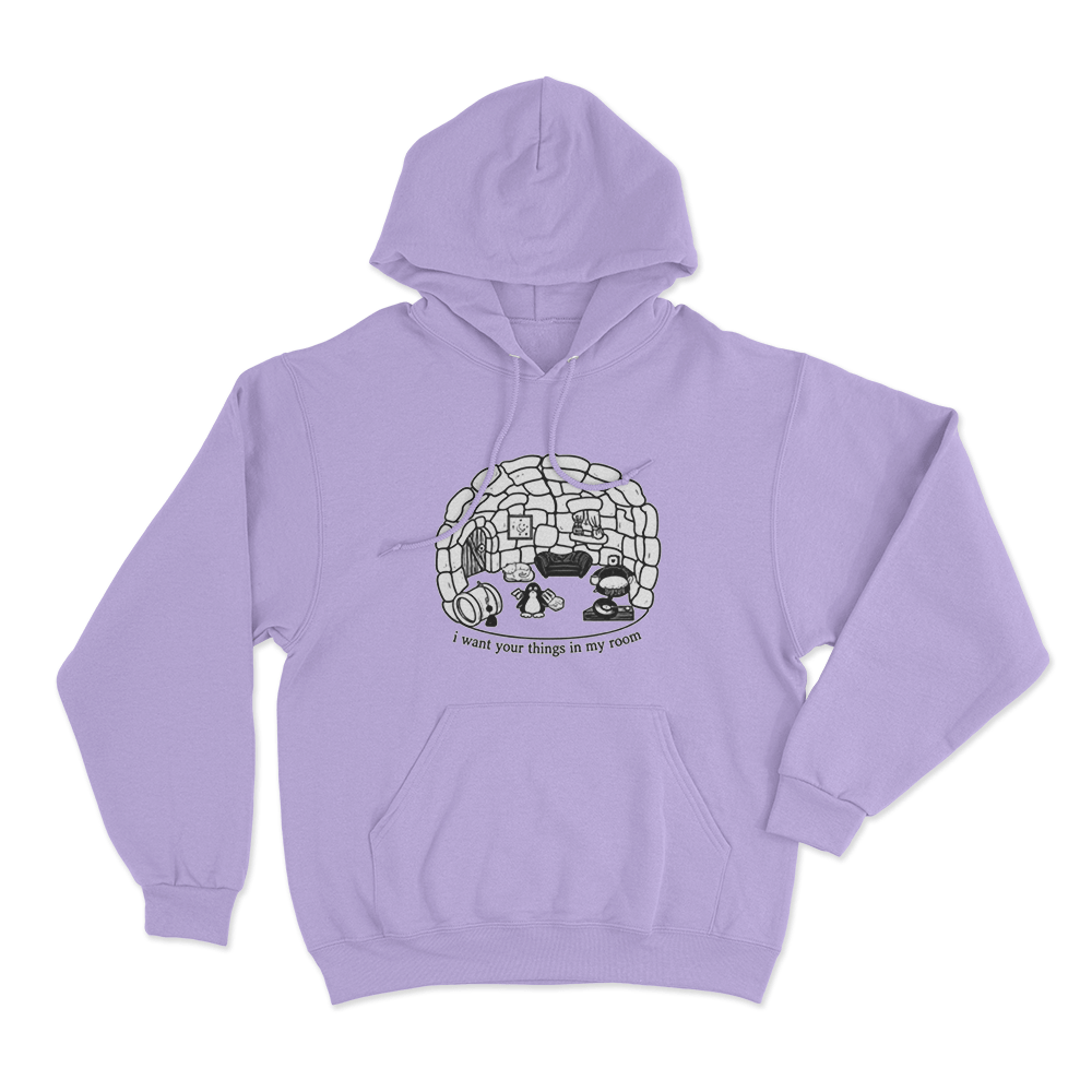 Julia Wolf I Want Your Things In My Room Unisex Hoodie Purple Julia Wolf I Want Your Things In My Room Unisex Hoodie Purple